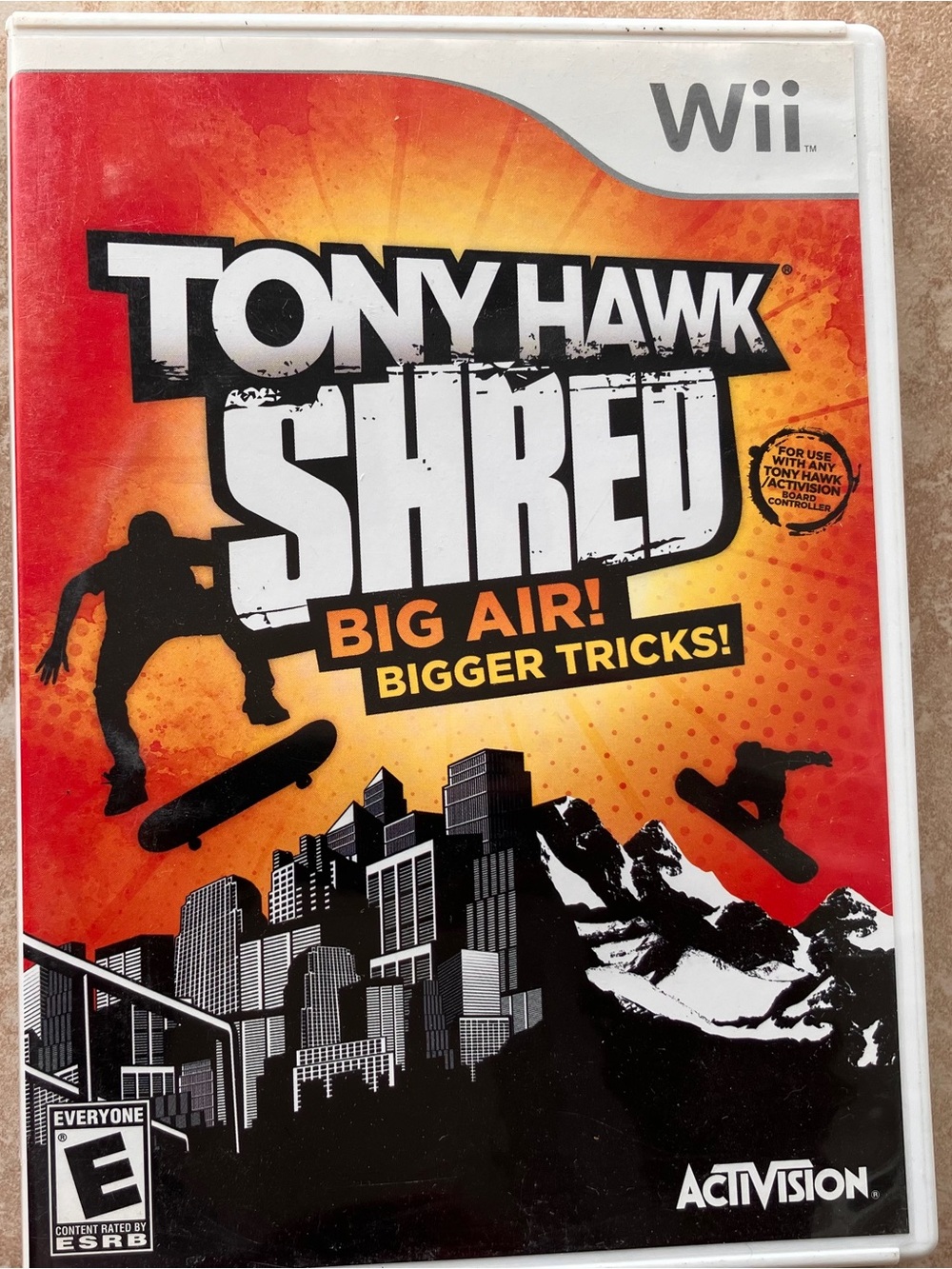 Tony Hawk Shred Wii game